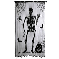HKM-322579 Halloween Themed Semi-Shading Polyester Curtain for Festive Celebrations