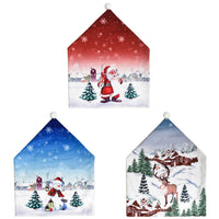 HKM-322643 Cartoon Doll Chair Cover for Christmas Decor – Ground Wool, 61CM x 47CM