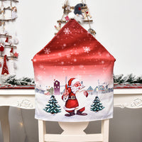 HKM-322643 Cartoon Doll Chair Cover for Christmas Decor – Ground Wool, 61CM x 47CM