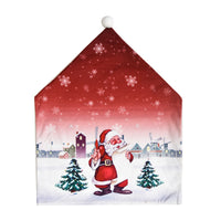 HKM-322643 Cartoon Doll Chair Cover for Christmas Decor – Ground Wool, 61CM x 47CM