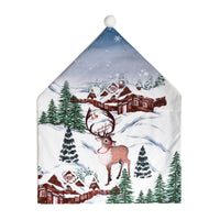 HKM-322643 Cartoon Doll Chair Cover for Christmas Decor – Ground Wool, 61CM x 47CM