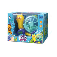 HKM-322707 Snail Trolley Electric Bubble Blower Machine for Kids Outdoor Play