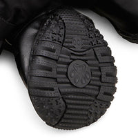 HKM-322707 Waterproof and Snowproof Pet Shoes for Dogs - Comfortable, Non-slip Rubber Rain Boots in Black and Blue