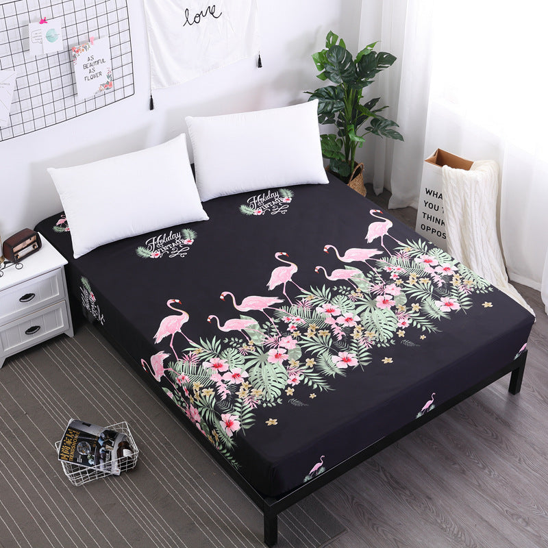 HKM-322835 Waterproof Cartoon Bed Sheet Cover for Baby Bed - Moisture-Proof and Dustproof Mattress Protector (160X200-220 cm)