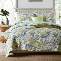 HKM-323027 Three-Piece Cotton Washed Air-Conditioning Quilt Set with Embroidered Floral Design