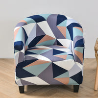 HKM-323091 Elastic Round Spandex Non-Slip Sofa Cover for Single Seat, Various Colors and Patterns