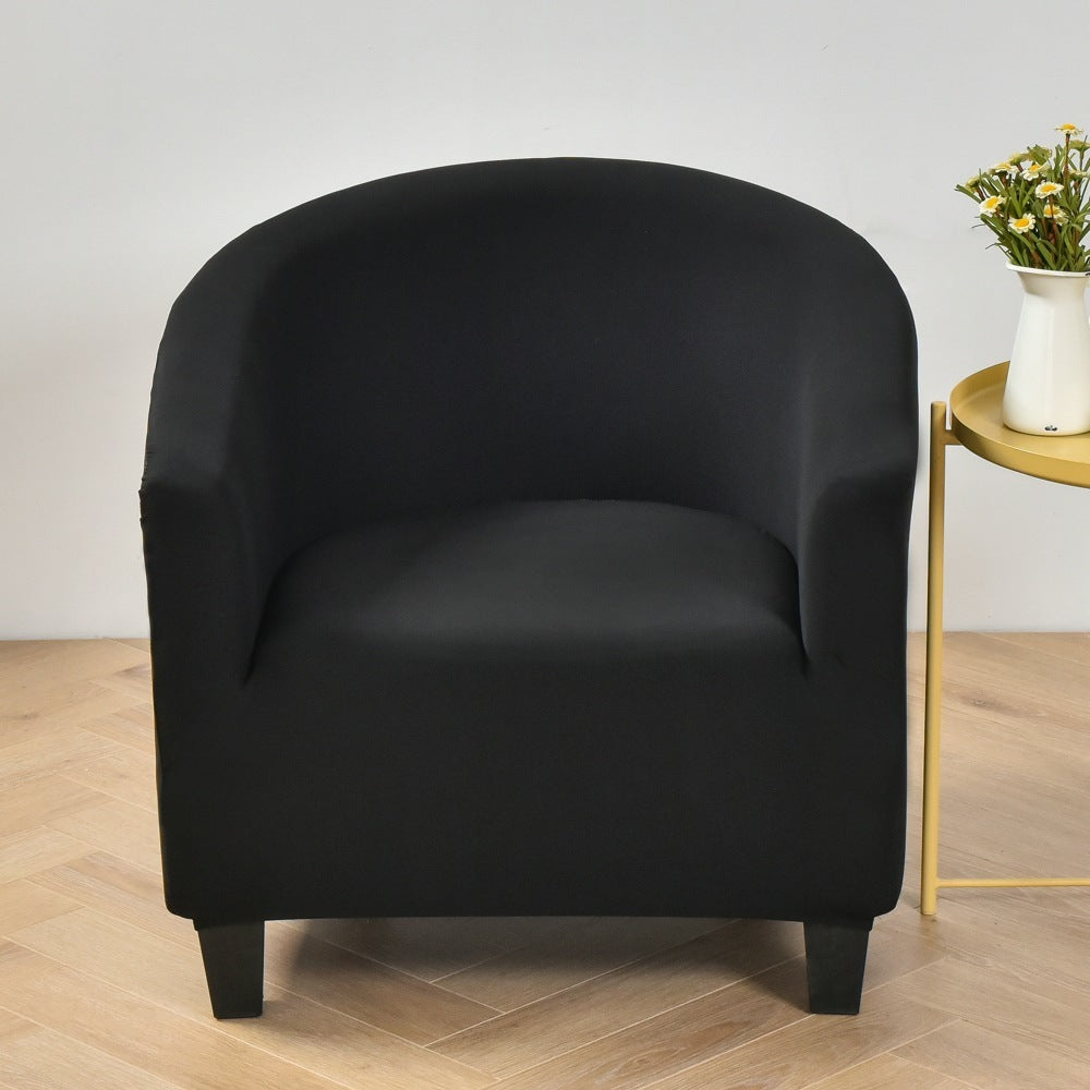 HKM-323091 Elastic Round Spandex Non-Slip Sofa Cover for Single Seat, Various Colors and Patterns