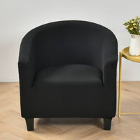 HKM-323091 Elastic Round Spandex Non-Slip Sofa Cover for Single Seat, Various Colors and Patterns