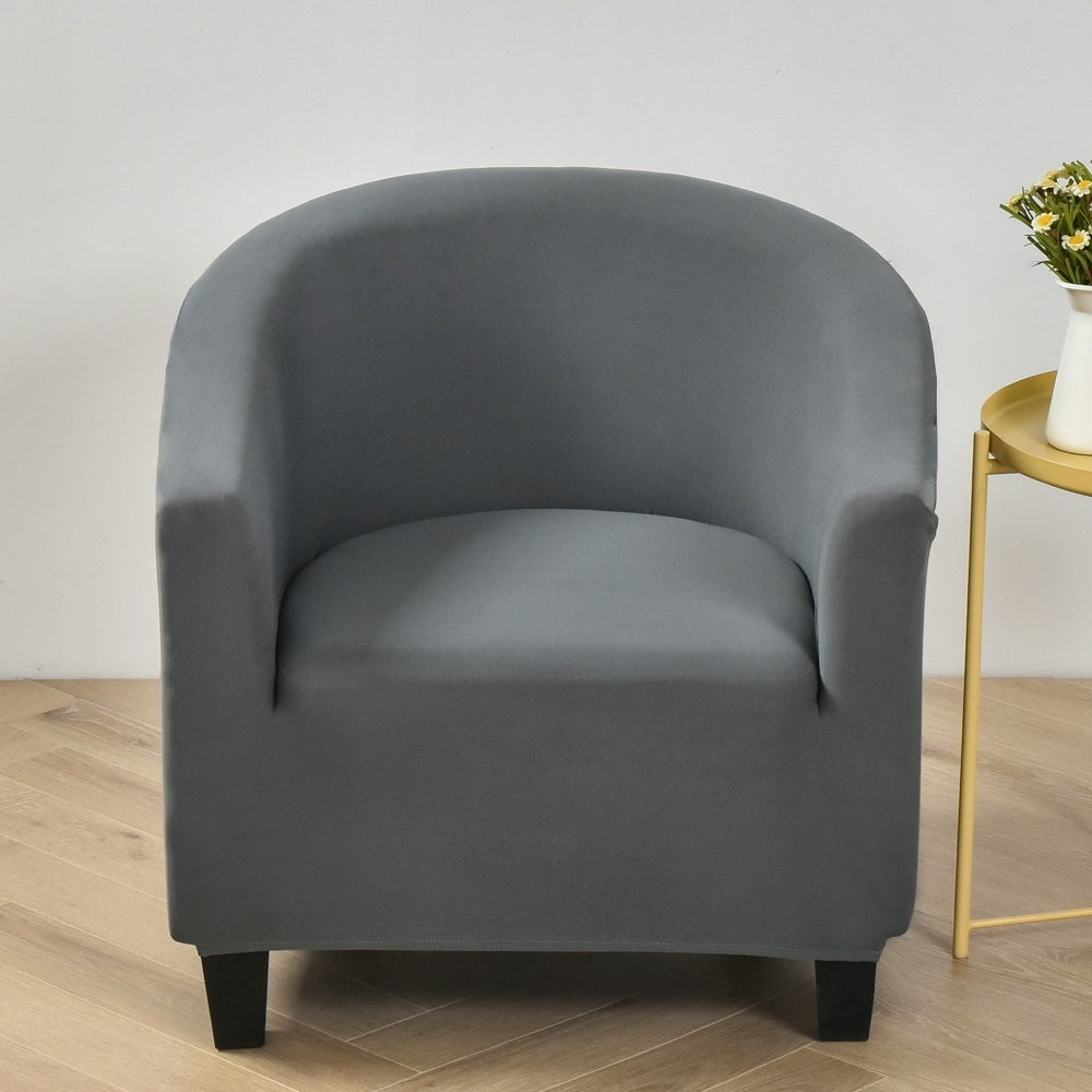 HKM-323091 Elastic Round Spandex Non-Slip Sofa Cover for Single Seat, Various Colors and Patterns