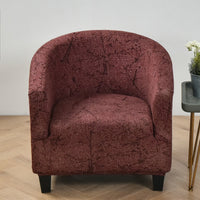 HKM-323091 Elastic Round Spandex Non-Slip Sofa Cover for Single Seat, Various Colors and Patterns