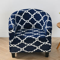 HKM-323091 Elastic Round Spandex Non-Slip Sofa Cover for Single Seat, Various Colors and Patterns