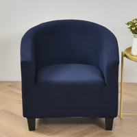 HKM-323091 Elastic Round Spandex Non-Slip Sofa Cover for Single Seat, Various Colors and Patterns