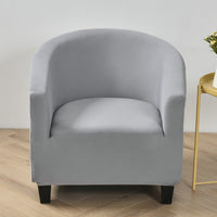 HKM-323091 Elastic Round Spandex Non-Slip Sofa Cover for Single Seat, Various Colors and Patterns