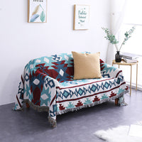 HKM-323411 Scandinavian Style Double-Sided Sofa Cover in Cotton and Polyester Blend