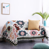 HKM-323411 Scandinavian Style Double-Sided Sofa Cover in Cotton and Polyester Blend