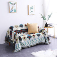 HKM-323411 Scandinavian Style Double-Sided Sofa Cover in Cotton and Polyester Blend