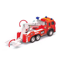 HKM-323667 Educational Friction Fire Truck Toys for Kids Aged 2-7 - Diecast Engine Vehicles for Boys