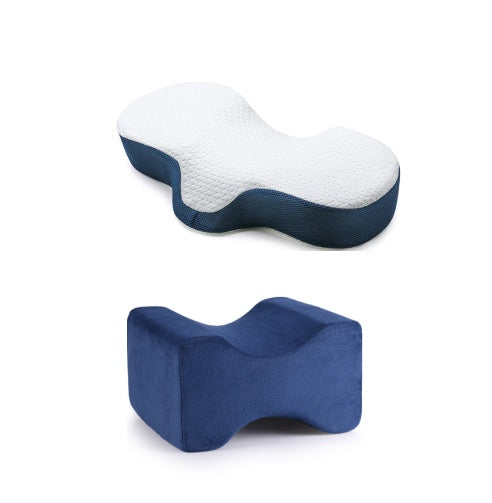 HKM-323859 Cervical Support Memory Foam Pillow for Adults, 59x31x11cm, Soft Polyester Cotton Cover, Various Colors