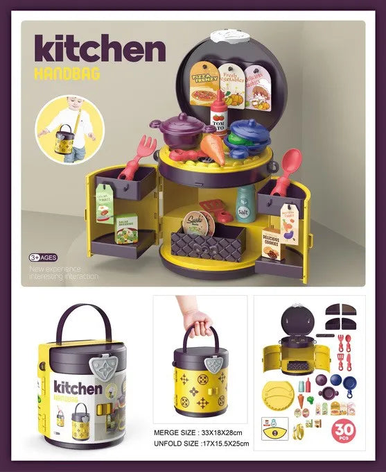 KTX-323859 Children's Doctor Pretend Play Set - Simulation Medicine Kit for Kids Ages 2-7, Plastic Toy with Messenger Bag