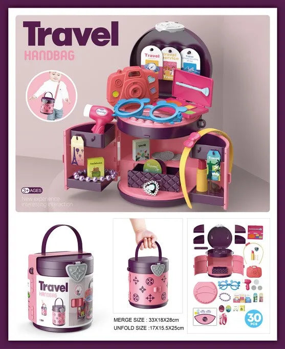 KTX-323859 Children's Doctor Pretend Play Set - Simulation Medicine Kit for Kids Ages 2-7, Plastic Toy with Messenger Bag