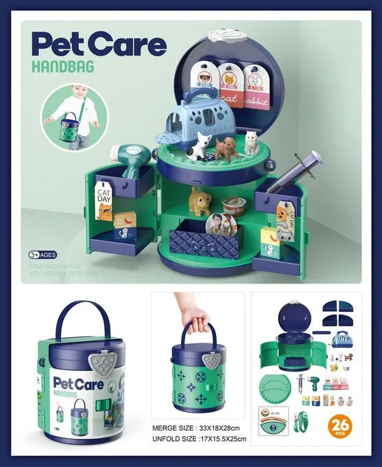 KTX-323859 Children's Doctor Pretend Play Set - Simulation Medicine Kit for Kids Ages 2-7, Plastic Toy with Messenger Bag
