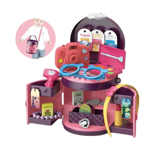 KTX-323859 Children's Doctor Pretend Play Set - Simulation Medicine Kit for Kids Ages 2-7, Plastic Toy with Messenger Bag