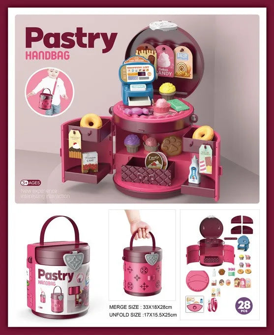 KTX-323859 Children's Doctor Pretend Play Set - Simulation Medicine Kit for Kids Ages 2-7, Plastic Toy with Messenger Bag