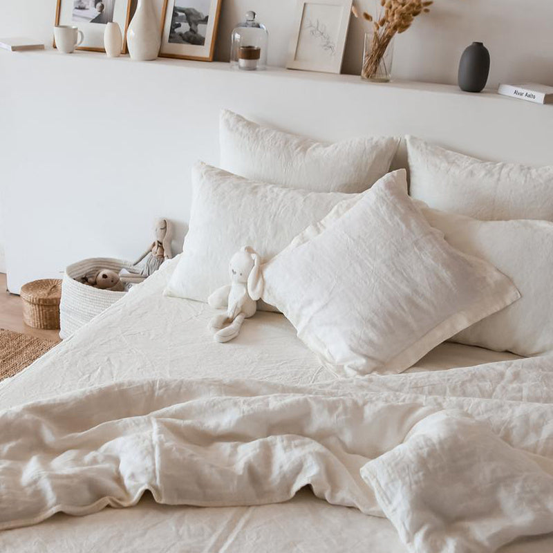 HKM-323987 Linen Wide Side Pillowcase - Simple, Skin-Friendly Cotton, Multiple Sizes Available