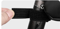 HKM-324051 Lightweight Black Bicycle Tail Saddle Bag - 1L Capacity, Durable Polyester, Compact Design