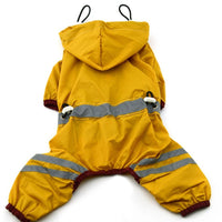 HKM-324051 Waterproof Reflective Raincoat for Dogs and Cats - Lightweight, Packable, XS-XXL Sizes Available