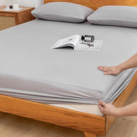 HKM-324179 Dust-Proof Non-Slip Fitted Mattress Cover in Various Sizes for Maximum Comfort