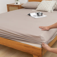 HKM-324179 Dust-Proof Non-Slip Fitted Mattress Cover in Various Sizes for Maximum Comfort