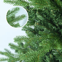 HKM-324307 Artificial Green PVC Christmas Tree – Available in 4ft, 5ft, 6.5ft, and 7.5ft Options with Hybrid Design