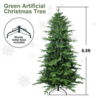 HKM-324307 Artificial Green PVC Christmas Tree – Available in 4ft, 5ft, 6.5ft, and 7.5ft Options with Hybrid Design
