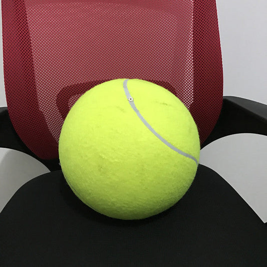 HKM-324371 Giant Durable Dog Tennis Ball for Play and Exercise - 9.5 Inch Air-Filled Rubber & Fiber
