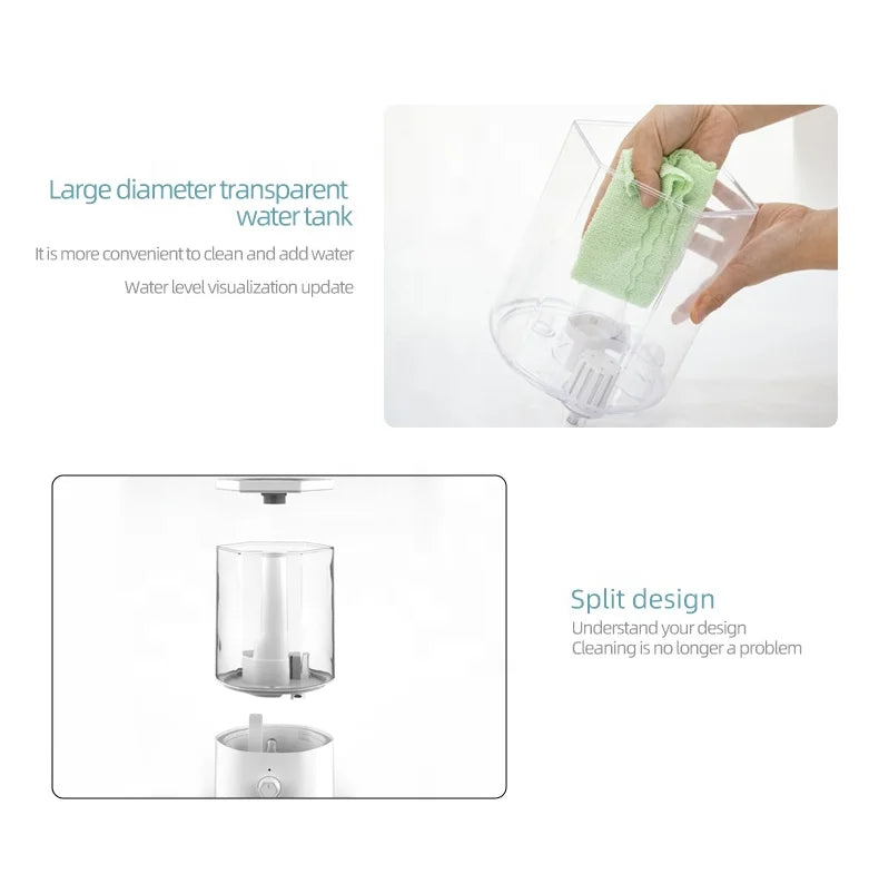 KTX-324371 Ultrasonic LED Humidifier and Air Purifier for Bedroom and Personal Use