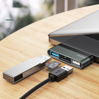 HKM-324563 Multi-Port Docking Station with HDMI, USB, and TF Card Reader Connections