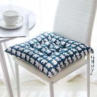 HKM-324563 Square Chair Cushion in Soft Linen and Cotton with PP Cotton Filling - Versatile, Machine Washable, 40x40cm