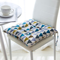 HKM-324563 Square Chair Cushion in Soft Linen and Cotton with PP Cotton Filling - Versatile, Machine Washable, 40x40cm