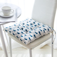 HKM-324563 Square Chair Cushion in Soft Linen and Cotton with PP Cotton Filling - Versatile, Machine Washable, 40x40cm
