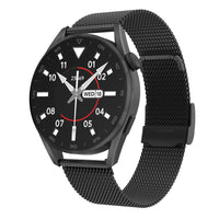HKM-324691 Bluetooth Smart Watch with Music Player and Heart Rate Monitor, 1.32-inch IPS Touch Screen, IP67 Waterproof, Wireless Charging, 280mAh Battery