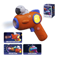 HKM-324755 Interactive Space Projection Flashlight for Kids - Educational Glowing Toy for Ages 2 to 13