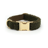 HKM-324883 Teddy Plush Pet Collar With Adjustable Lettering