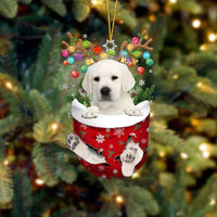 HKM-324947 Christmas Tree Dog Pendant Decoration - Modern Acrylic Holiday Ornament