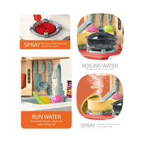HKM-325011 Electric Kitchen Sink Toy for Kids – Happy Pretend Play Cooking Set, 2 to 7 Years