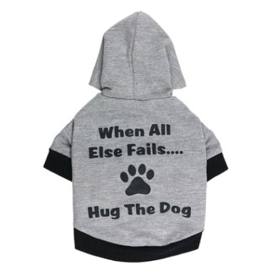 HKM-325203 Casual Cotton Dog T-Shirt with Printed Design and Hat for Pets