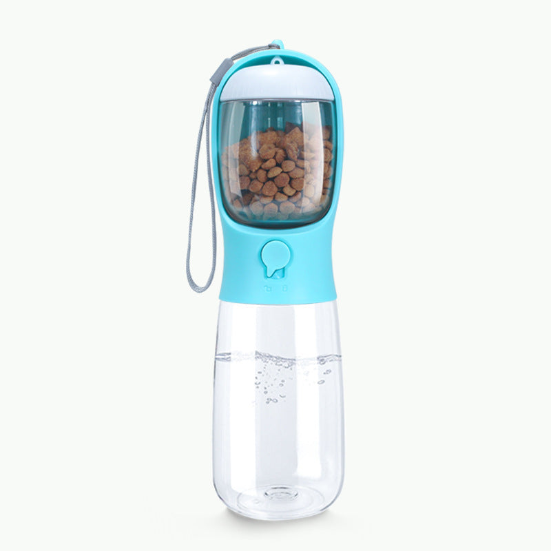 HKM-325203 Portable Pet Water and Food Cup - 550ML Capacity, Detachable Design, Multiple Colors
