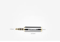 HKM-325395 2.5mm to 3.5mm Audio Adapter Cable – Pure Copper Connection for Headphones and Devices