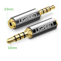HKM-325395 2.5mm to 3.5mm Audio Adapter Cable – Pure Copper Connection for Headphones and Devices