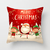 HKM-325459 Santa Snowman Decorative Pillowcase for Living Room and Bedroom